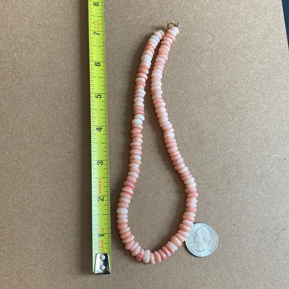 Pink surfer necklace